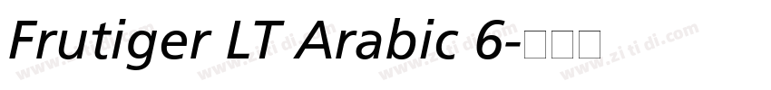 Frutiger LT Arabic 6字体转换 Frutiger LT Arabic 6字体转换